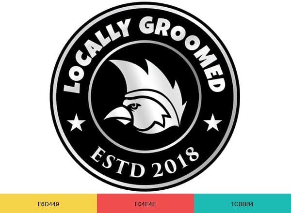 Locally Groomed brand color palette
