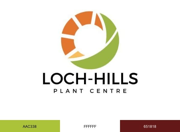 Loch-Hills Plant Centre brand color palette
