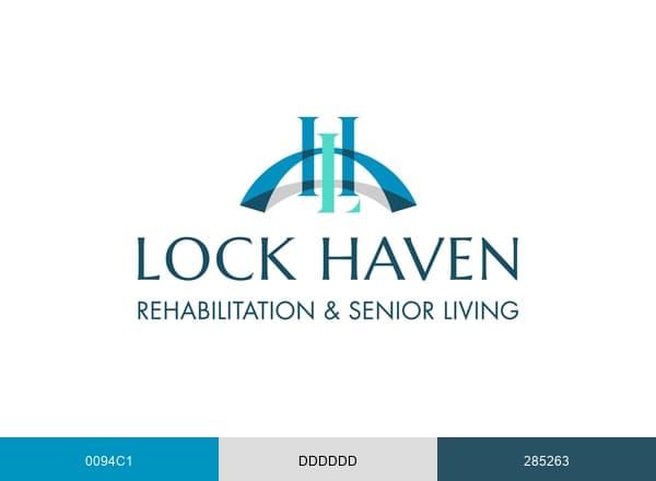 Lock Haven Rehab & Senior Living brand color palette