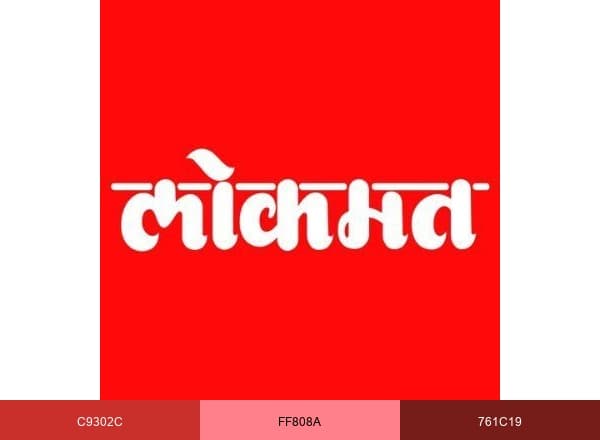 Lokmat brand color palette