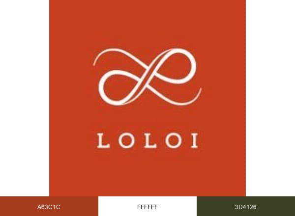 Loloi Rugs brand color palette