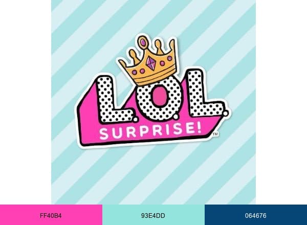 LOL Surprise brand color palette