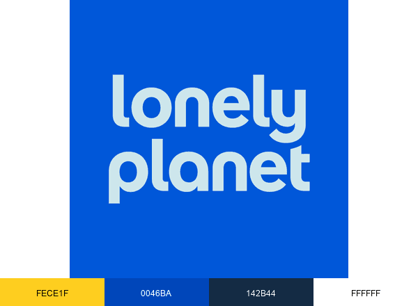Lonely Planet brand color palette