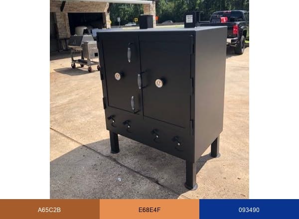 Lone Star Grillz brand color palette