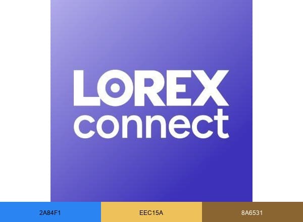 Lorex Technology brand color palette