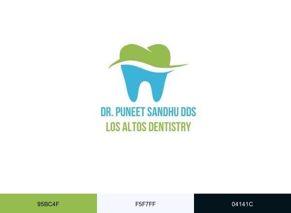 Los Altos Dentistry brand color palette