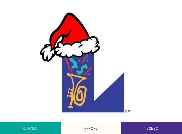 Louisiana Lottery brand color palette