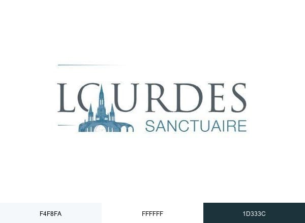 Sanctuaire Notre-Dame de Lourdes brand color palette