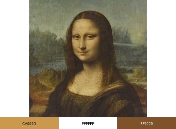 Musée du Louvre brand color palette
