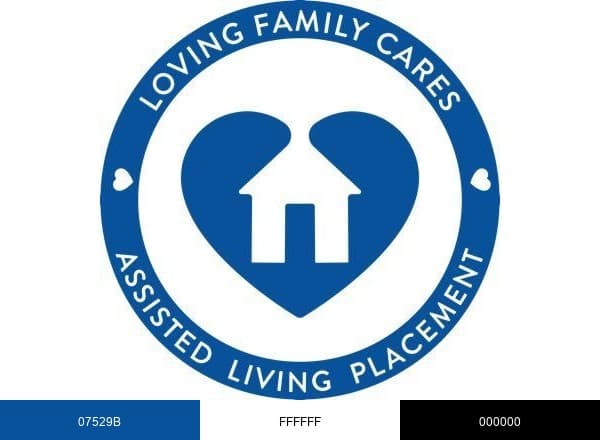 LovingFamilyCares brand color palette