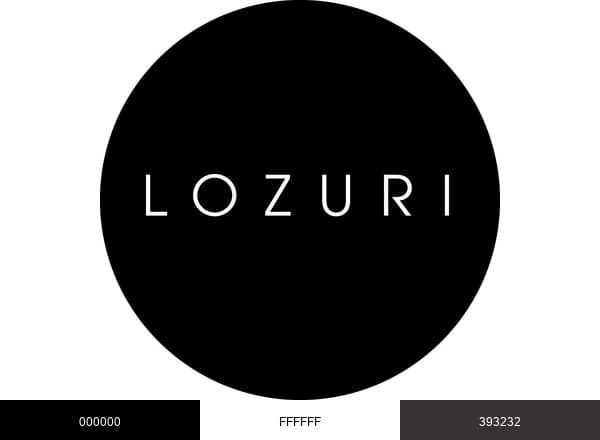 Lozuri Inc. brand color palette
