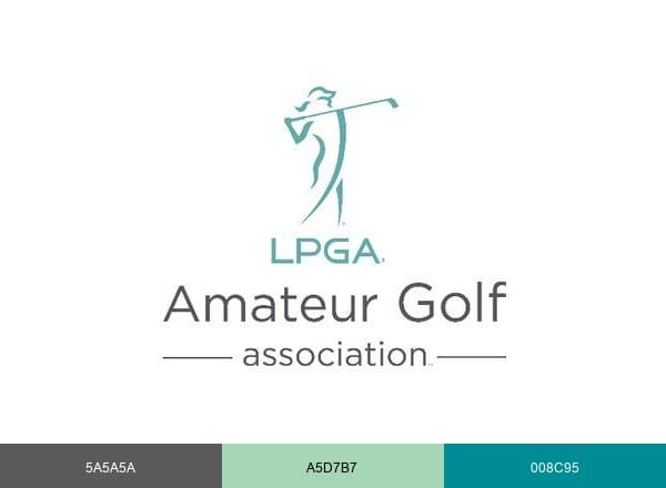 LPGA Amateur Golf Association brand color palette