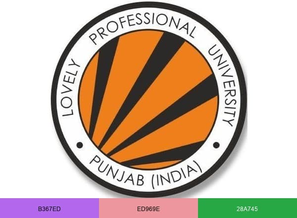 LPU Online brand color palette
