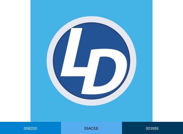 LUCAS DIVING brand color palette