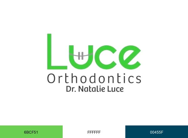 to Luce Orthodontics brand color palette