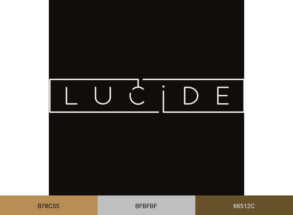 Lucide Lighting brand color palette