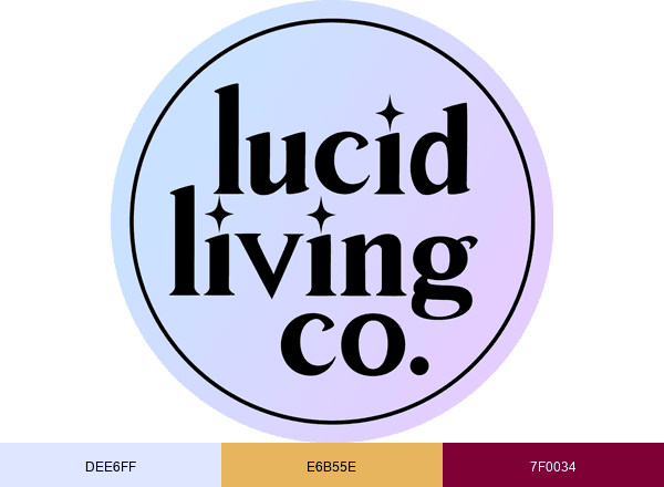 Lucid Living Co brand color palette