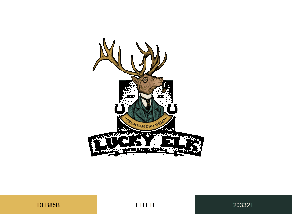 Lucky Elk brand color palette