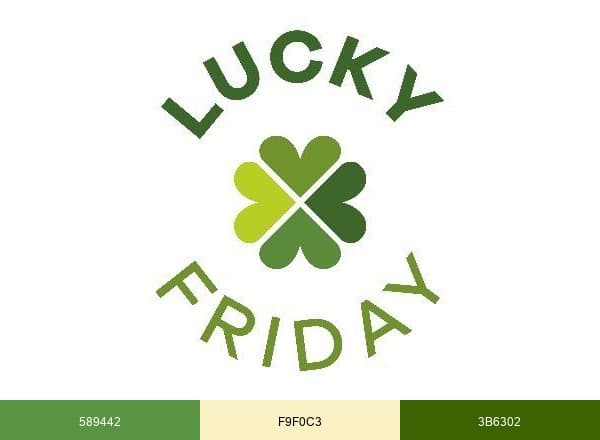 Lucky Friday brand color palette