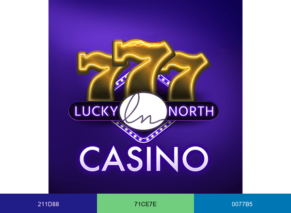 Lucky North Casino brand color palette