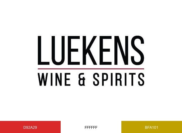Luekens Wine & Spirits brand color palette