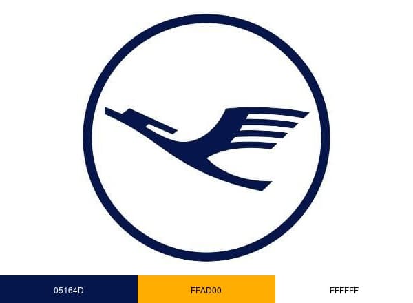 Lufthansa brand color palette