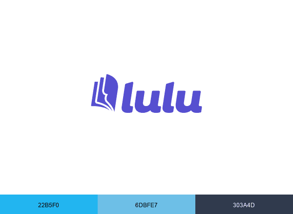 Lulu.com brand color palette