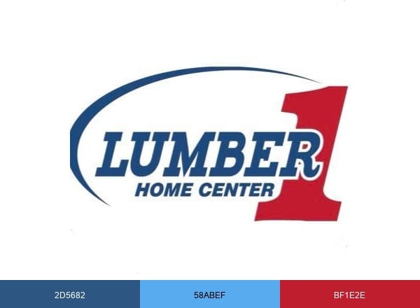 Lumber1 Home Center brand color palette
