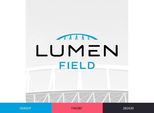 Lumen Field brand color palette