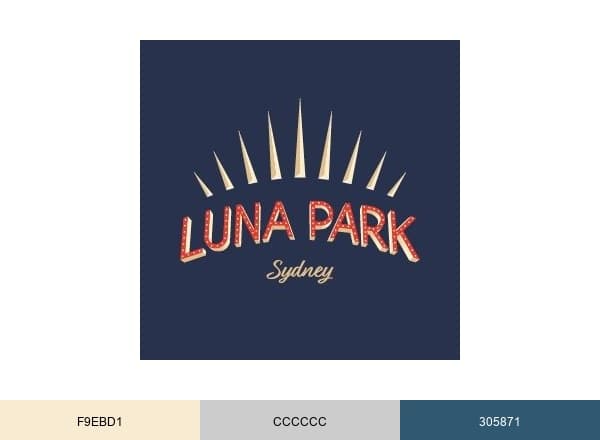 Luna Park Sydney brand color palette