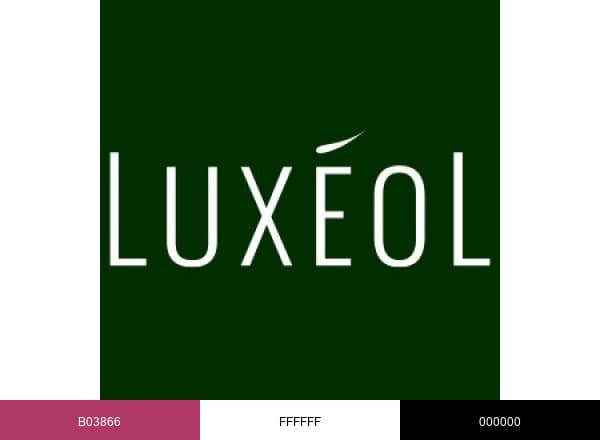 LUXÉOL brand color palette