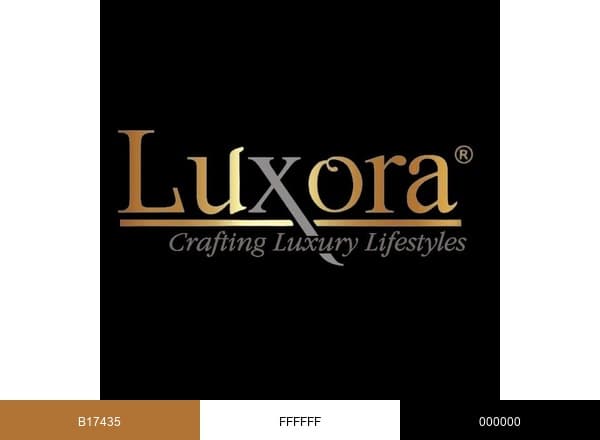 Luxora brand color palette
