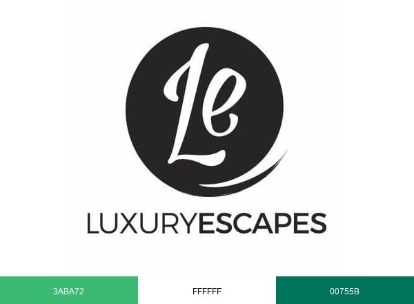 Luxury Escapes brand color palette