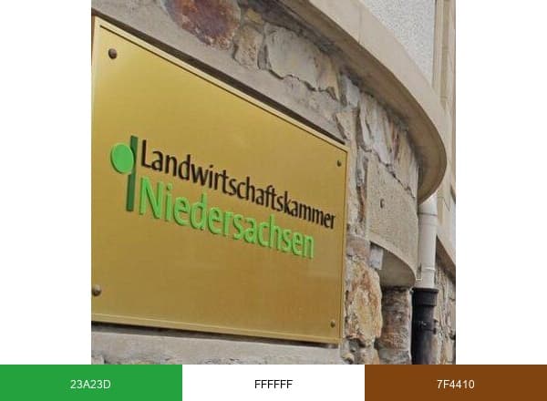 LWK Niedersachsen brand color palette