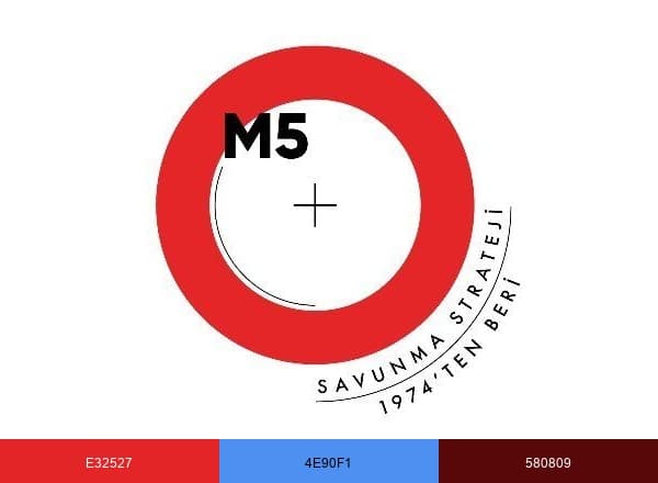 M5 Dergi brand color palette