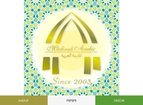Madinah Arabic brand color palette