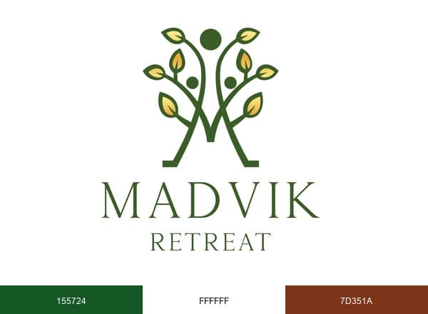 Madvik Retreat brand color palette