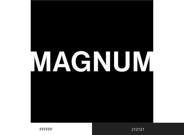 Magnum Photos brand color palette