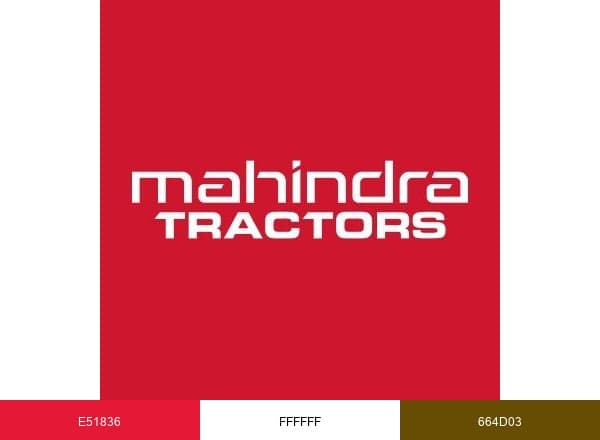 Mahindra Ag North America brand color palette