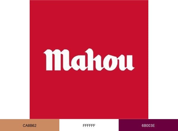 Mahou brand color palette