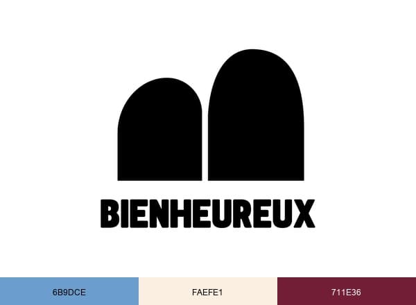 Bienheureux brand color palette