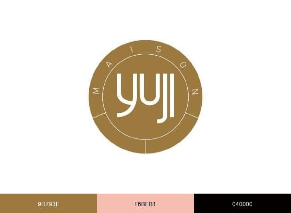 Maison Yuji brand color palette