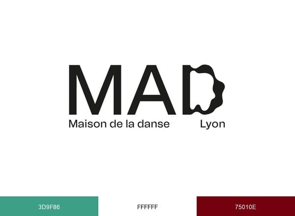 Maison de la danse de Lyon brand color palette