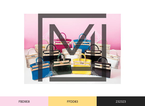 Maison de Luxe brand color palette
