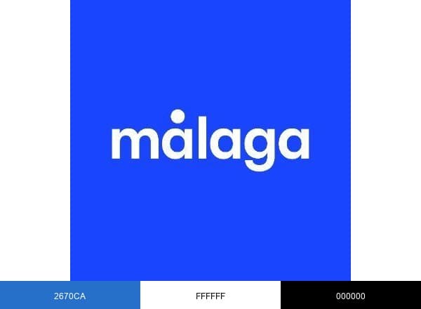 Málaga Turismo brand color palette