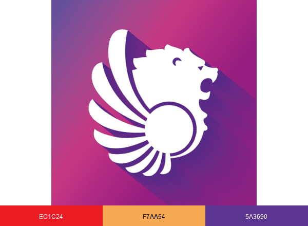 Malindo Air brand color palette