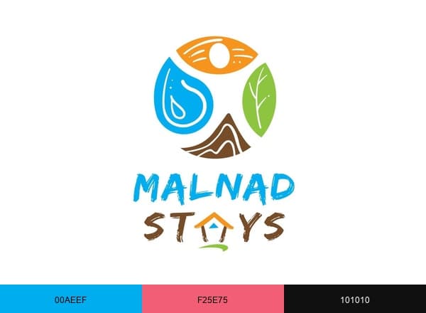 Malnad Stays brand color palette