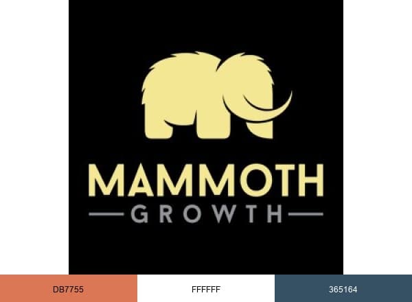 Mammoth Growth brand color palette