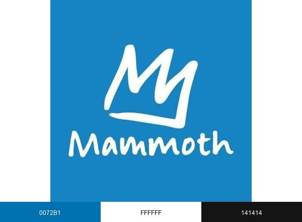 Mammoth Mountain brand color palette