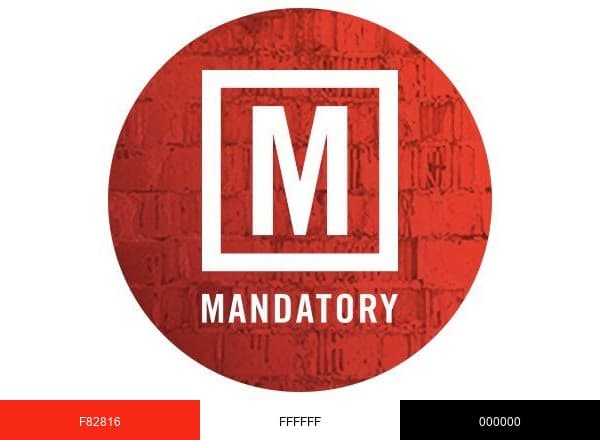 Mandatory.com brand color palette
